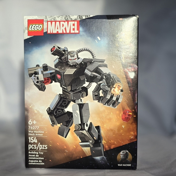 LEGO Marvel War Machine Mech Armor - Black and Gray - Picture 2 of 3